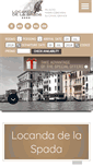 Mobile Screenshot of locandadelaspada.it